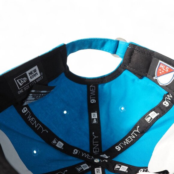 New Era 9TWENTY Charlotte Football Club Soccer 2022 Strapback Hat Blue OS - Picture 6 of 8